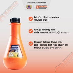 Nhớt pha xăng xe 2 thì 2T QRANGE SMOKE (0.7) (Nhớt cam nắp đen) - RGV120-0872