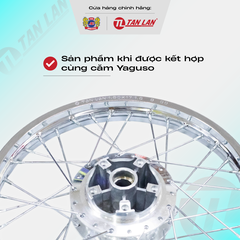 Niềng Xe Máy đời 02 Hợp Kim Thép Cao Cấp Tanlan Xi Mạ 3 Lớp Chống Rỉ Sét Siêu Bền Bản 1.4-1.6 Vành 17 Inch