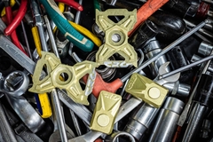 Chụp tăng sên bên hông Vàng Trơn CNC RGV (CRG) - RGV120-1130