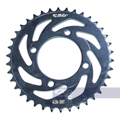 BỘ NHÔNG DĨA CRG RAIDER MÀU ĐEN  38T-14T