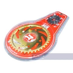BỘ NHÔNG DĨA CRG RAIDER MÀU VÀNG 39T-14T