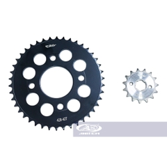 CRG BỘ NHÔNG DĨA WINNER/SONIC MÀU ĐEN 42T-15T