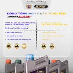 Nhớt cho xe phổ thông, xe côn tay Senarco Advanz bán tổng hợp chu kỳ thay nhớt trên 3000KM- hiệu suất cho mọi dòng xe