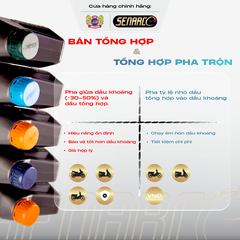 Nhớt chuyên biệt cho xe tay ga Senarco Elemenz dòng tổng hợp pha trộn vận hành êm ái lâu dài trên 1000KM
