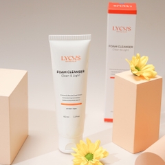 Gel Rửa Mặt Lycos Clean & Light, Sữa rửa mặt Lycos cây phỉ phù hợp da dầu mụn : Sáng da, sạch mụn