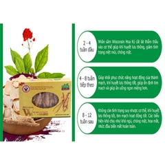[Chính hãng] Nhân Sâm Wisconsin Hoa Kỳ (Sâm Mỹ), Loại đặc biệt 6 tuổi – Nguyên Củ 500g: Tăng Sức Đề Kháng, Bồi Bổ Cơ Thể
