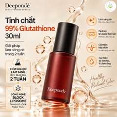 Bộ 2 Dưỡng Trắng Phục Hồi Trẻ Hóa, Thu Nhỏ LCL Deepondé Glutathione Cream + Serum Ampoule Deeponde