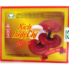 [Chính hãng] Nấm Linh Chi Nhật Cắt Lát 100g (Linh Chi Đỏ): Tăng Sức Đề Kháng, Bồi Bổ, Thanh Lọc Cơ Thể.