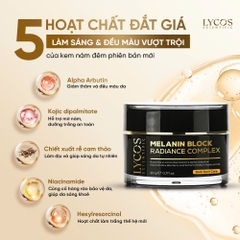 Combo Sáng Da Mờ Nám Lycos : Tinh chất Peel Da Lycos + Kem Nám Đêm Lycos - Xóa nhăn, nám tàn nhang