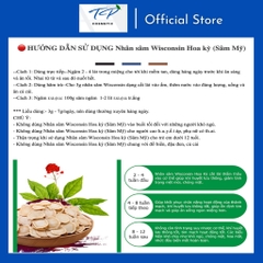 [Chính hãng] Nhân Sâm Wisconsin Hoa Kỳ (Sâm Mỹ) Cắt Lát: Bồi Bổ Sức Khỏe, Tăng Sức Đề Kháng, Điều Hòa Lipid Máu.