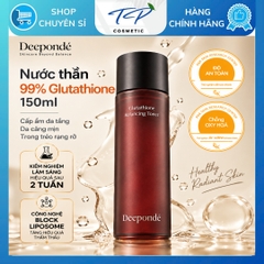 Nước Thần Hỗ trợ Trắng Da Phục Hồi Trẻ Hoá Deepondé Glutathione Balancing Toner Deeponde 150ml – Cấp ẩm đa tầng