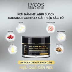 Kem Nám Đêm MELANIN BLOCK LYCOS, Kem Nám Lycos: giảm thâm nám tàn nhang, dưỡng trắng da