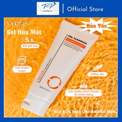 Gel Rửa Mặt Lycos Clean & Light, Sữa rửa mặt Lycos cây phỉ phù hợp da dầu mụn : Sáng da, sạch mụn