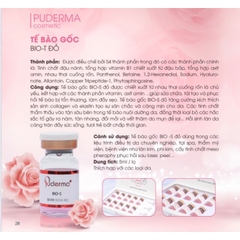 Tế Bào Gốc PUDERMA BIO- ĐỎ, PHÁ NÁM: Làm mờ vết nám, tàn nhang, đồi mồi, vết thâm, tái tạo da..