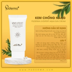 Kem Chống Nắng cao cấp Hàn Quốc PUDERMA UVEXPERT AQUA