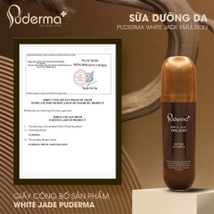 [Chính hãng] Bộ Hỗ Trợ Xóa NÁM WHITE JADE PUDERMA: Cấp ẩm, nâng cơ, tái tạo lớp biểu bì, giúp da trắng sáng, mịn màng.