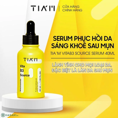 [Nhập chính ngạch] TIAM Tinh Chất Dưỡng Trắng Da, Phục Hồi Sau Mụn TIAM Vita B3 Source Serum 40ml
