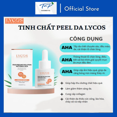Combo Sáng Da Mờ Nám Lycos : Tinh chất Peel Da Lycos + Kem Nám Đêm Lycos - Xóa nhăn, nám tàn nhang