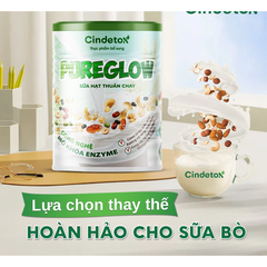 Sữa hạt thuần chay Cindetox 400gr: tăng cường sức khỏe, vị thơm ngon, dễ uống, dễ hấp thụ