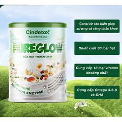 Sữa hạt thuần chay Cindetox 400gr: tăng cường sức khỏe, vị thơm ngon, dễ uống, dễ hấp thụ