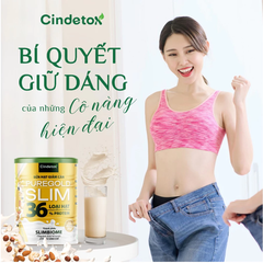 Sữa hạt giảm cân thuần chay Cindetox hộp 400gr gồm 36 loại hạt giúp giảm cân an toàn, tăng miễn dịch