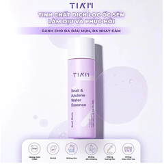 Tinh Chất Dịch Lọc Ốc Sên TIAM phục hồi da nhạy cảm TIAM Snail & Azulene Water Essence 180ml