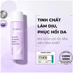Tinh Chất Dịch Lọc Ốc Sên TIAM phục hồi da nhạy cảm TIAM Snail & Azulene Water Essence 180ml
