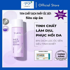Tinh Chất Dịch Lọc Ốc Sên TIAM phục hồi da nhạy cảm TIAM Snail & Azulene Water Essence 180ml