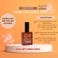 Serum Algo Tinh Dầu Algo Moroccan Argan oil 50ml xử lý tóc hư tổn : dưỡng ẩm tóc khô, xoăn, hư tổn