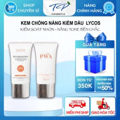 Kem Chống Nắng Kiểm Soát Dầu Lycos PWA ngừa mụn SPF 50+ PA ++++ kiểm soát bóng nhờn hiệu quả