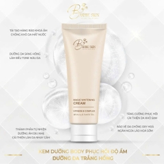 Kem Dưỡng Trắng Da Cao cấp Body Barbie Skin 150g + Body oil dưỡng ẩm chuyên sâu 50ml:Dưỡng trắng mịn