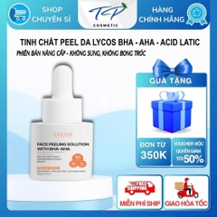 [Nâng cấp] Peel Da Lycos 10% AHA 2% BHA 10% Lactic acid – Thu Nhỏ Chân Lông, Sáng Da,Tẩy Tế Bào Chết