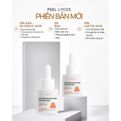 Combo Sáng Da Mờ Nám Lycos : Tinh chất Peel Da Lycos + Kem Nám Đêm Lycos - Xóa nhăn, nám tàn nhang