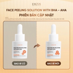 Combo Sáng Da Mờ Nám Lycos : Tinh chất Peel Da Lycos + Kem Nám Đêm Lycos - Xóa nhăn, nám tàn nhang