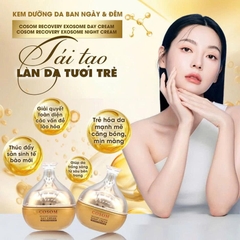 Kem Dưỡng Da Ban Ngày COSOM Luxury Exosome 50ml – Dưỡng trắng, mờ sạm nám, nâng cơ, trẻ hóa đa tầng