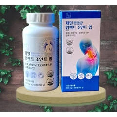 Viên uống xương khớp hỗ trợ giảm đau, tê mỏi, phục hồi xương khớp Jeil Impact Joint-up (Puderma)