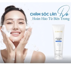 Sữa Rửa Mặt Trắng Da Hàn Quốc COSOM INTENSIVE CLEANSING FOAM: Sạch sâu – Dưỡng ẩm – Giữ da mịn màng.