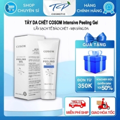 Tẩy Da Chết COSOM INTENSIVE PEELING GEL Hàn Quốc: Loại bỏ tế bào chết, giúp hấp thụ mỹ phẩm tốt hơn.