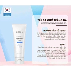 Tẩy Da Chết COSOM INTENSIVE PEELING GEL Hàn Quốc: Loại bỏ tế bào chết, giúp hấp thụ mỹ phẩm tốt hơn.