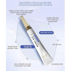 Kem Dưỡng Da Mắt COSOM INTENSIVE BRIGHTENING EYE CREAM (15ml) : giảm nhăn, thâm quầng, bọng mắt