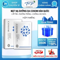 Mặt Nạ Cấp Ẩm Sáng Da Cosom INTENSIVE RS MASK Hàn Quốc - Hộp 5 miếng : Dưỡng trắng phục hồi da.