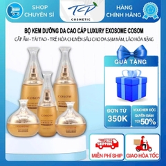 Bộ Kem Dưỡng Da Cao Cấp COSOM Luxury Exosome – Tái tạo phục hồi da sạm nám, tàn nhang, da lão hóa.
