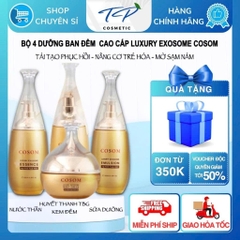 Bộ Kem Dưỡng Da Cao Cấp COSOM Luxury Exosome – Tái tạo phục hồi da sạm nám, tàn nhang, da lão hóa.