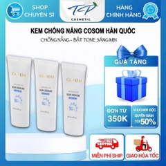 Kem Chống Nắng COSOM INTENSIVE SUN SERUM SPF50+ PA++++ Hàn Quốc: Bật tone sáng mịn