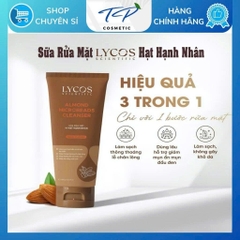 [Nâng cấp] Gel Rửa Mặt Lycos Clean & Light - Sữa Rửa Mặt Vi hạt hạnh nhân, Phù Hợp Cho Da Dầu Mụn