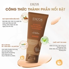 [Nâng cấp] Gel Rửa Mặt Lycos Clean & Light - Sữa Rửa Mặt Vi hạt hạnh nhân, Phù Hợp Cho Da Dầu Mụn