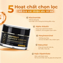 Combo 4 Sáng Da Mờ Nám Lycos: Peel Da Lycos + Kem Nám Lycos + Dưỡng ẩm Lycos + Kem Chống nắng Lycos