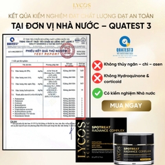 Kem Nám Đêm Spotreat Radiance Complex LYCOS – Giảm Thâm Nám, Dưỡng Trắng, Cải Thiện Da Không Đều Màu