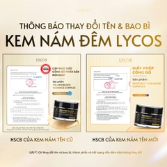 Combo Sáng Da Mờ Nám Lycos : Tinh chất Peel Da Lycos + Kem Nám Đêm Lycos - Xóa nhăn, nám tàn nhang