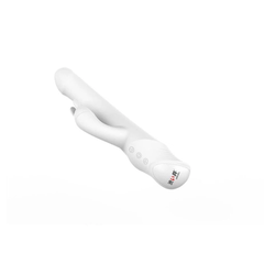 Máy Rung Tai Thỏ Pro Có Hạt Xoay Kích Thích - Rabbit White Pro - Phiên Bản Cải Tiến Mới